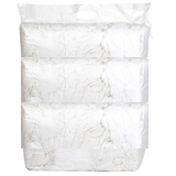 White Cotton Bed Sheet Rags White 10.0kg Compressed Bag
